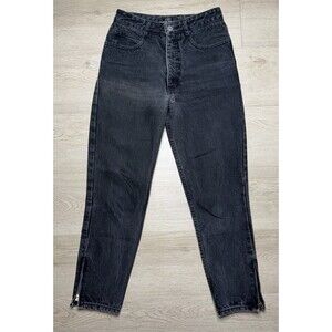 Vintage Guess Jeans Womens 14 Black 25x24 Georges Marciano USA Made High Waist